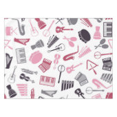 Musikmuster Tischdecke (Vorderseite (Horizontal))