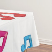 Musikmuster Tischdecke (Beispiel)
