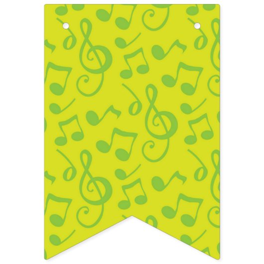 Musikmuster Wimpelkette (Zweite Fahne)