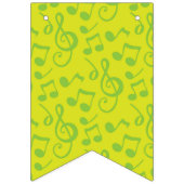 Musikmuster Wimpelkette (Dritte Fahne)
