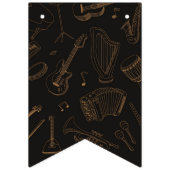 Musikmuster Wimpelkette (Zweite Fahne)