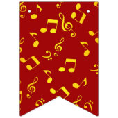 Musikmuster Wimpelkette (Erste Fahne)
