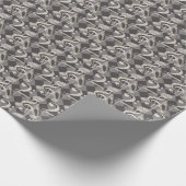 Musiknotationen - Wrapping Paper Geschenkpapier (Ecke)