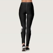 Musiknote abstrakt leggings (Rückseite)