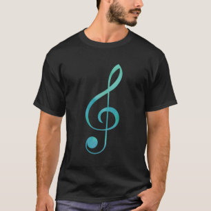 Musiknote Aquamarines Geschenk für ein Mädchen T-Shirt