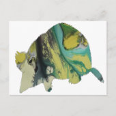 Musiknote Art Postkarte (Vorderseite)