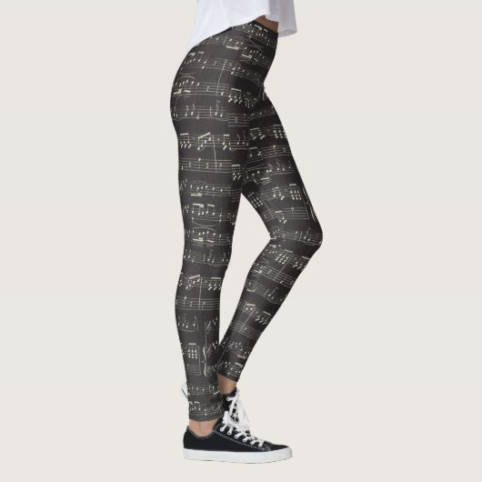 Musiknote Black Leggings (Rechts)