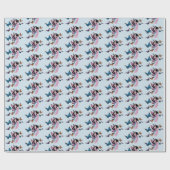 Musiknote Butterflies Fairy Geschenkpapier (Flach)
