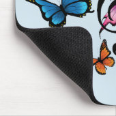 Musiknote Butterflies Fairy Mousepad (Ecke)