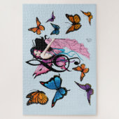Musiknote Butterflies Fairy Puzzle (Vertikal)