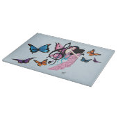 Musiknote Butterflies Fairy Schneidebrett (Ecke)