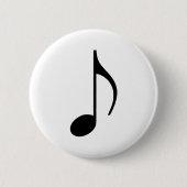 Musiknote Button (Vorderseite)