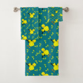 Musiknote Chick Pattern Badhandtuch Set (Insitu)