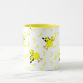Musiknote Chick Pattern Tasse (Zentrum)