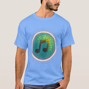 Musiknote Colorful Musical Lover Geburtstag Vintag T-Shirt