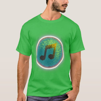 Musiknote Colorful Musical Lover Geburtstag Vintag T-Shirt