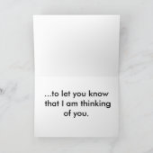 Musiknote Denken Sie an Ihre Karte (Großdruck) (Innenseite)