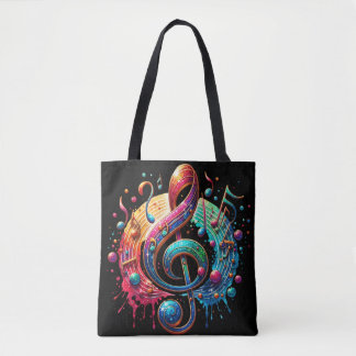 Musiknote ein Außergewöhnliches Design Eye Catcher Tasche