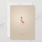 Musiknote Einladung (Rückseite)