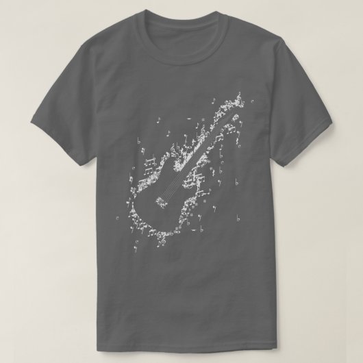 Musiknote Electric Guitar843 T-Shirt (Design vorne)