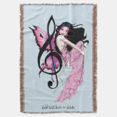 Musiknote Fairy Decke (Vorderseite Vertikal)