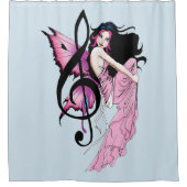 Musiknote Fairy Duschvorhang (Vorderseite)