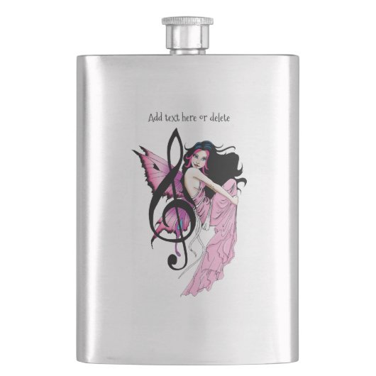 Musiknote Fairy Flachmann (Vorderseite)