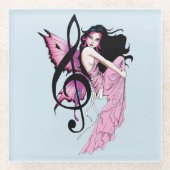 Musiknote Fairy Glasuntersetzer (Vorderseite)
