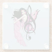 Musiknote Fairy Glasuntersetzer (Rückseite)