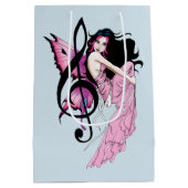 Musiknote Fairy Mittlere Geschenktüte (Rückseite)