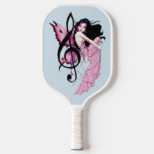 Musiknote Fairy Pickleball Schläger (Vorderseite)
