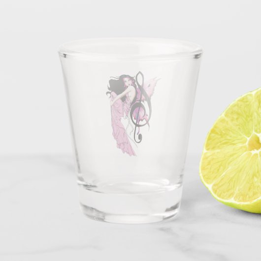 Musiknote Fairy Schnapsglas (Rückseite)
