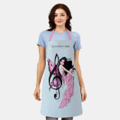 Musiknote Fairy Schürze (Getragen)