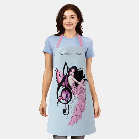 Musiknote Fairy Schürze (Getragen)