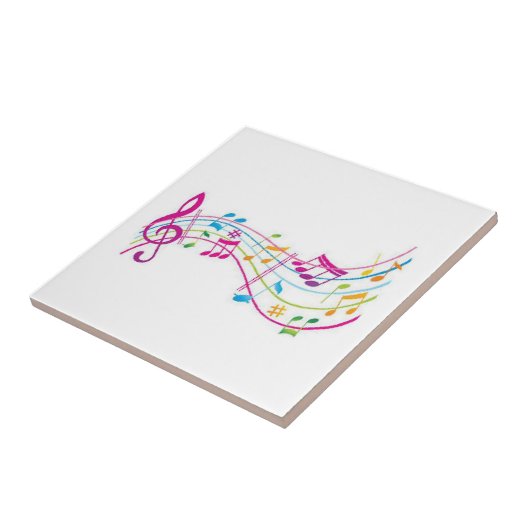 Musiknote Fliese (Seite)