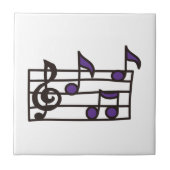 Musiknote Fliese (Vorderseite)