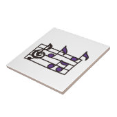 Musiknote Fliese (Seite)