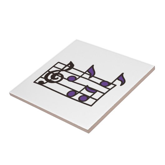 Musiknote Fliese (Seite)