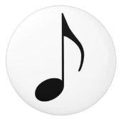 Musiknote-Griff Keramikknauf (Vorderseite)