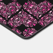 Musiknote Hearts Schreibtischunterlage (Ecke)