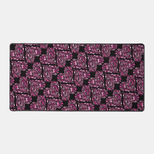 Musiknote Hearts Schreibtischunterlage (Vorderseite)