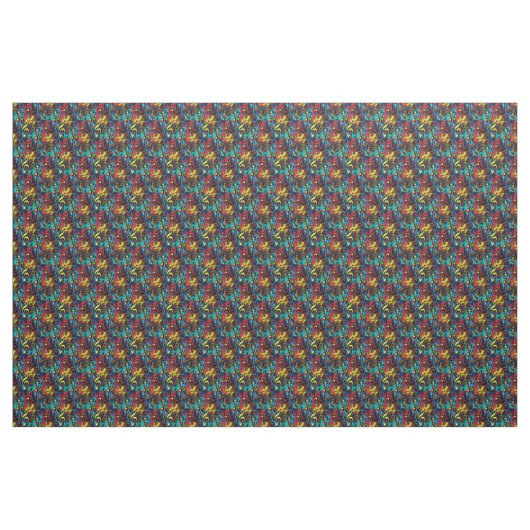 Musiknote Helles Abstraktes Gewebe Stoff (Yard (91,4 cm))