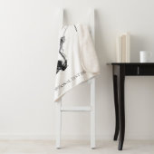 Musiknote in Schwarzweiß Sherpadecke (Beispiel)