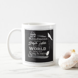 Musiknote Kaffee Tasse