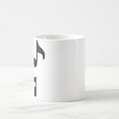 Musiknote Kaffeetasse (Mittel)