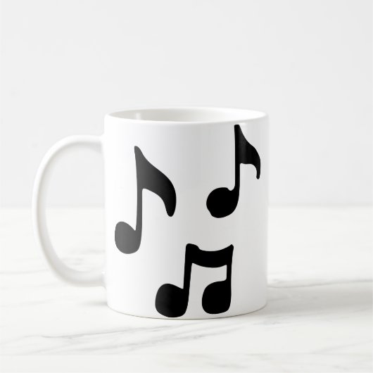 Musiknote Kaffeetasse (Links)