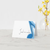 Musiknote Karte (Gelbe Blume)