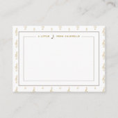 Musiknote-Karte mit impliziertem Treble Clef Mitteilungskarte (Vorderseite)