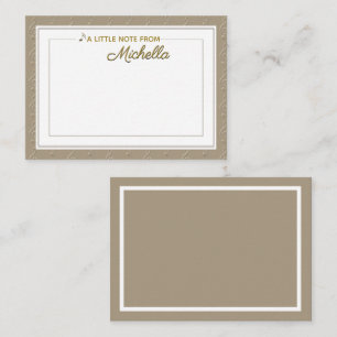 Musiknote-Karte mit montiertem Treble Clebel Mitteilungskarte