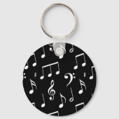 Musiknote Keyring Schlüsselanhänger (Vorderseite)